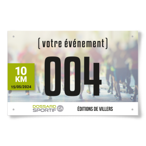 Dossard sportif personnalisé