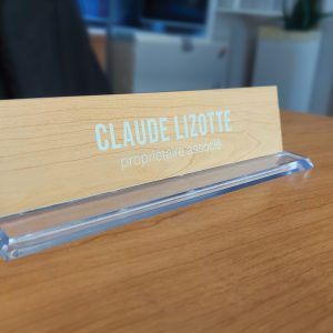 PLAQUETTE BUREAU