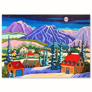 LMA-1413 | LA DANSE DES FLOCONS | 15¢/carte remis à FIBROSE KYSTIQUE CANADA,DIVISION DU QUÉBEC