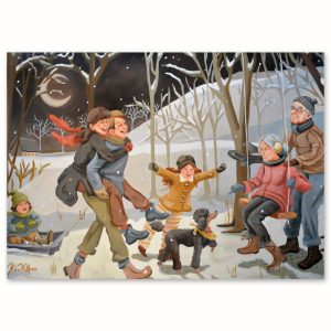 KVE-1441 | JOURS HEUREUX | 15¢/carte remis à la  SOCIÉTÉ CANADIENNE DU CANCER